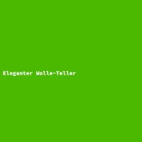 Eleganter Wolle-Teller