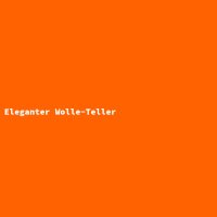 Eleganter Wolle-Teller