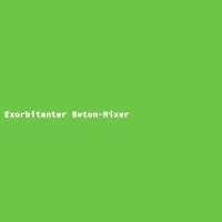 Exorbitanter Beton-Mixer