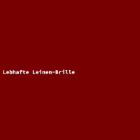 Lebhafte Leinen-Brille