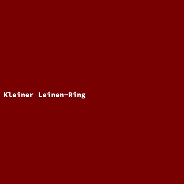 Kleiner Leinen-Ring