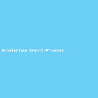 Schmieriges Granit-Pflaster