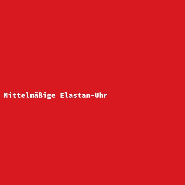 Mittelmäßige Elastan-Uhr