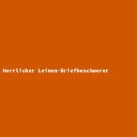 Herrlicher Leinen-Briefbeschwerer