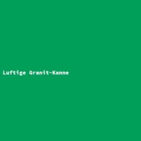 Luftige Granit-Kanne