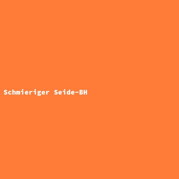 Schmieriger Seide-BH