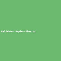 Beliebter Papier-Klositz