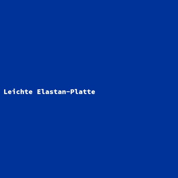 Light Elastane Plate