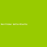 Herrlicher Wolle-Klositz