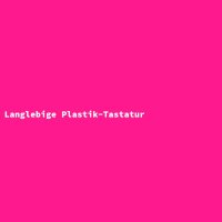 Langlebige Plastik-Tastatur