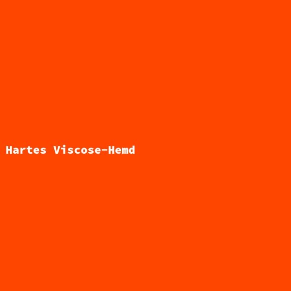 Hartes Viscose-Hemd