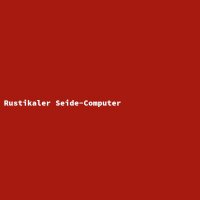 Rustikaler Seide-Computer