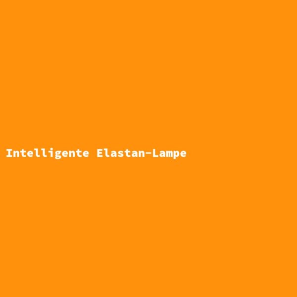 Intelligent Elastane Lamp