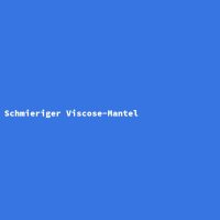 Schmieriger Viscose-Mantel