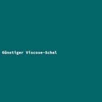 Günstiger Viscose-Schal