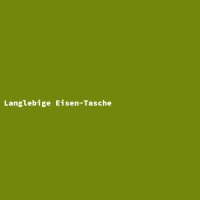 Langlebige Eisen-Tasche