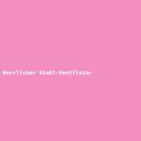 Herrlicher Stahl-Ventilator