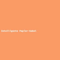 Intelligente Papier-Gabel