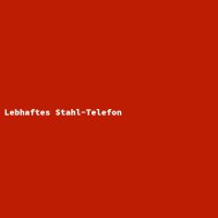 Lebhaftes Stahl-Telefon