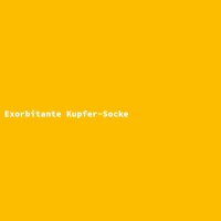 Exorbitant Copper Sock