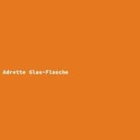 Adrette Glas-Flasche