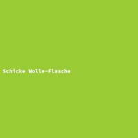 Schicke Wolle-Flasche